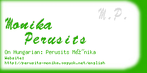 monika perusits business card